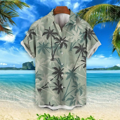 Plus Size Overhemd Casual Zomerstijl voor Mannen