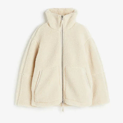 WinterWool Elegance | Luxe Vegan Lambswool Jas | Warm en Elegant voor de Winter