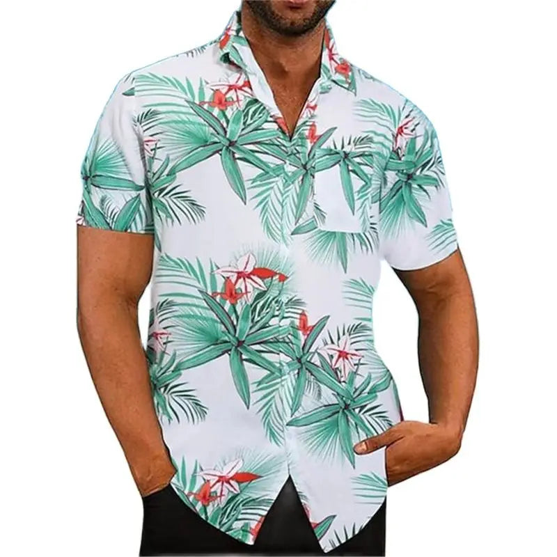Plus Size Overhemd Zomers Stijlvol voor Mannen - Mode Vibes