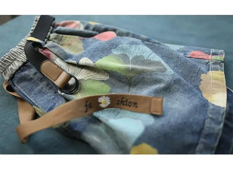 Plus Size Denim Short Stijlvol Zomerbroek voor Dames