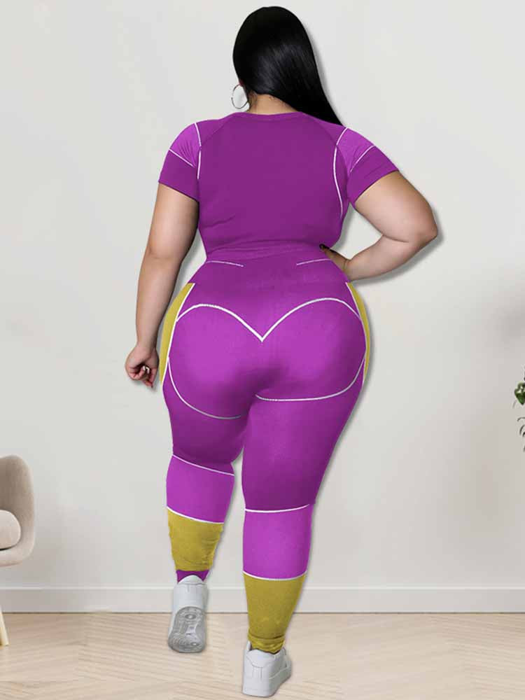 Plus Size Sportset voor Vrouwen Sportief en Comfortabel