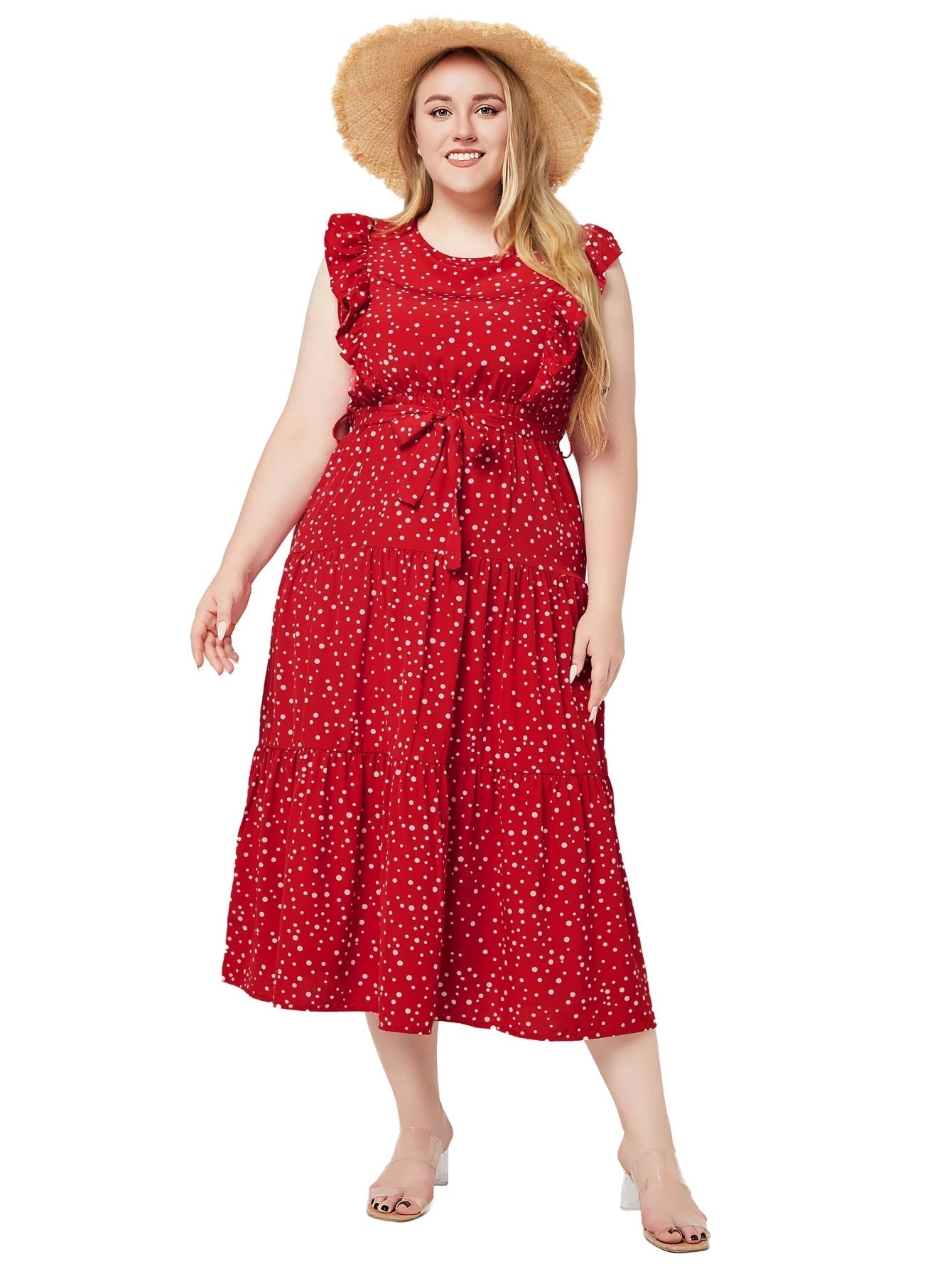 Plus Size Jurk Luchtig Stijlvol Zomerjurk voor Dames