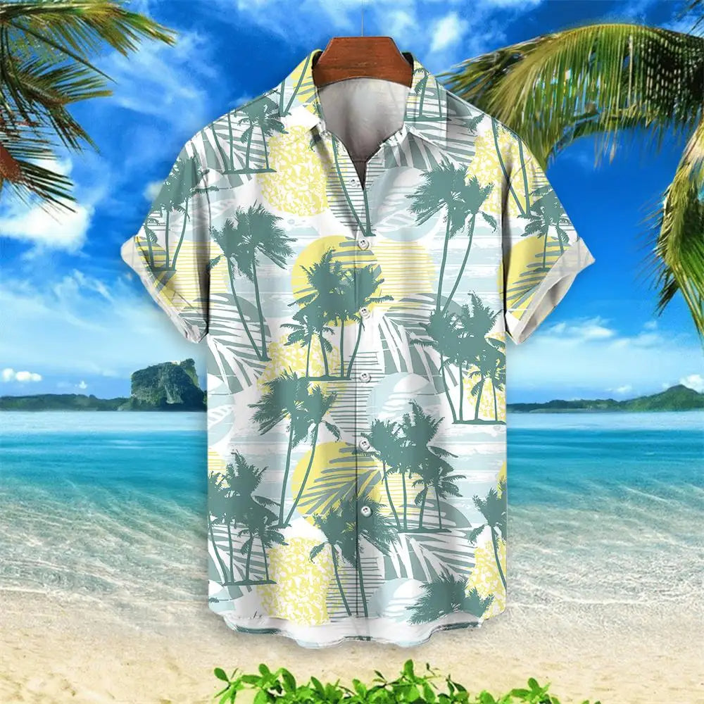 Plus Size Overhemd Casual Zomerstijl voor Mannen