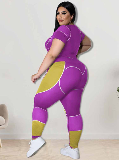 Plus Size Sportset voor Vrouwen Sportief en Comfortabel