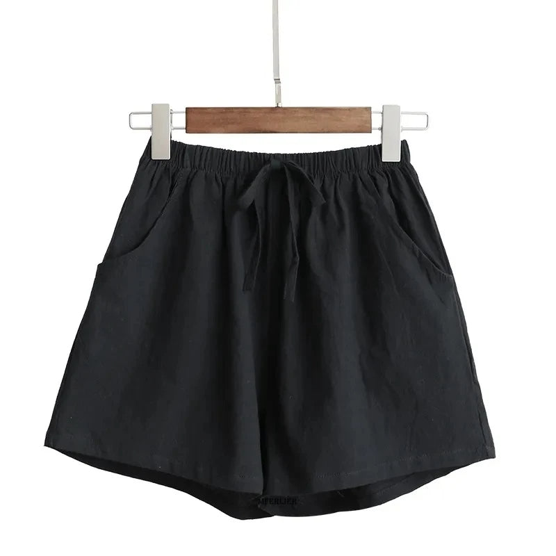 Plus Size Short Broek Comfortabel Casual Mode