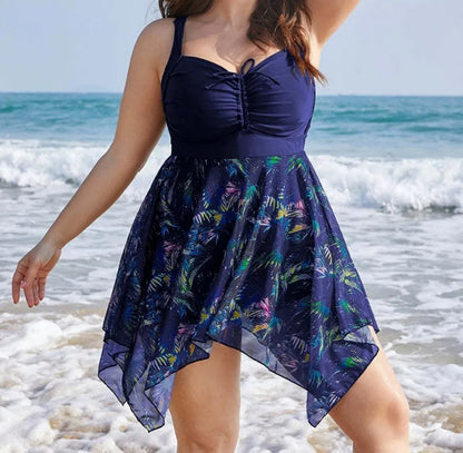 Plus Size Badpak met Push Up en Corrigerend Effect