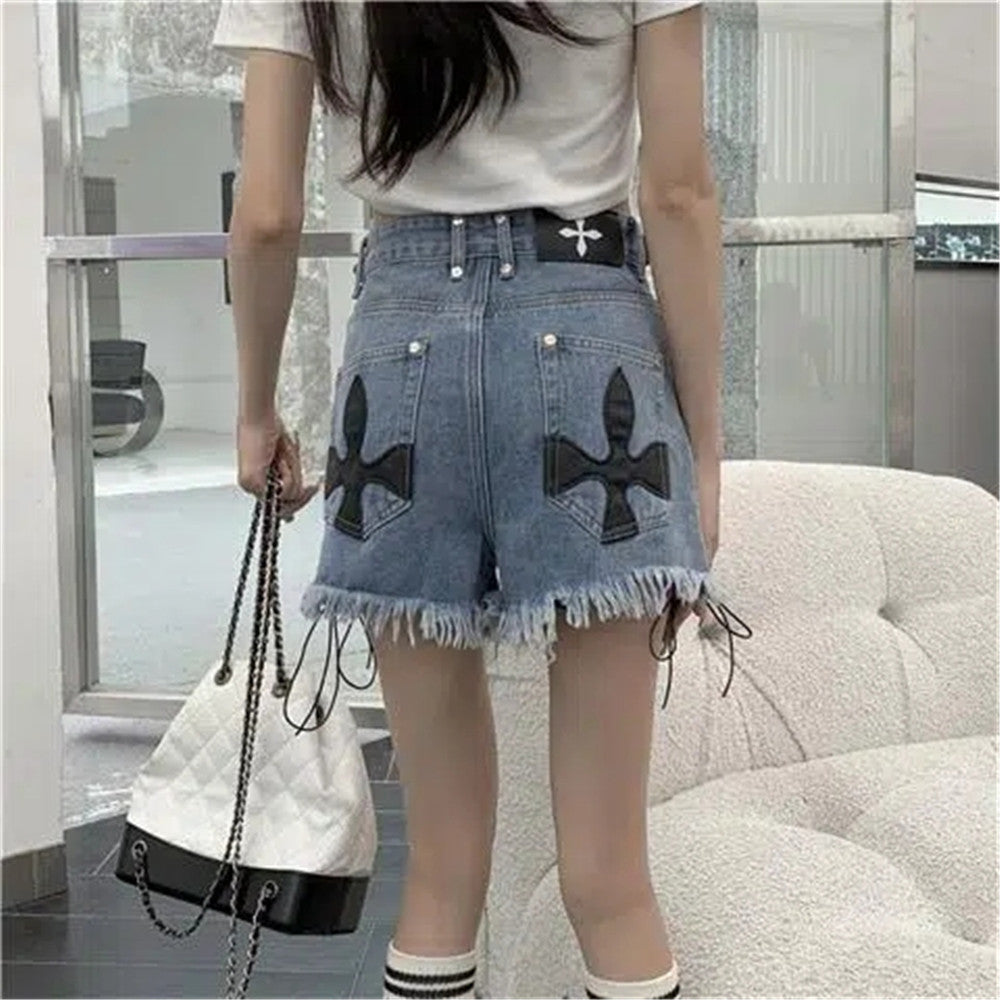 Plus Size Denim Short Stoer en Stijlvol voor Vrouwen