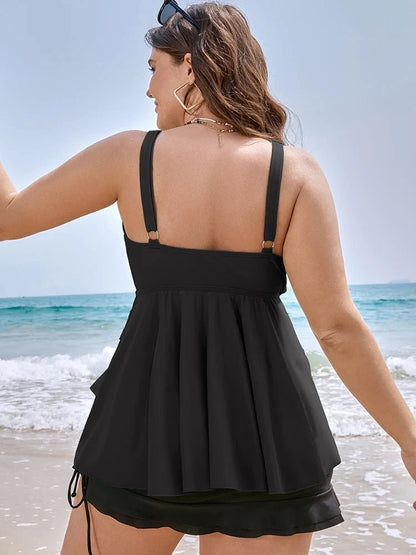 Plus Size Tankini Romana Modieus Zwemkleding met Buikcorrectie