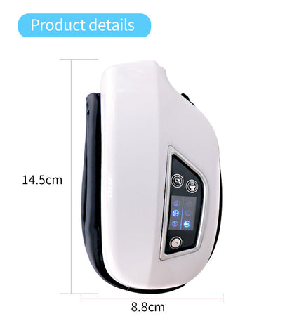 Oogmassage Apparaat met Warmte, Trilling en Bluetooth Muziek