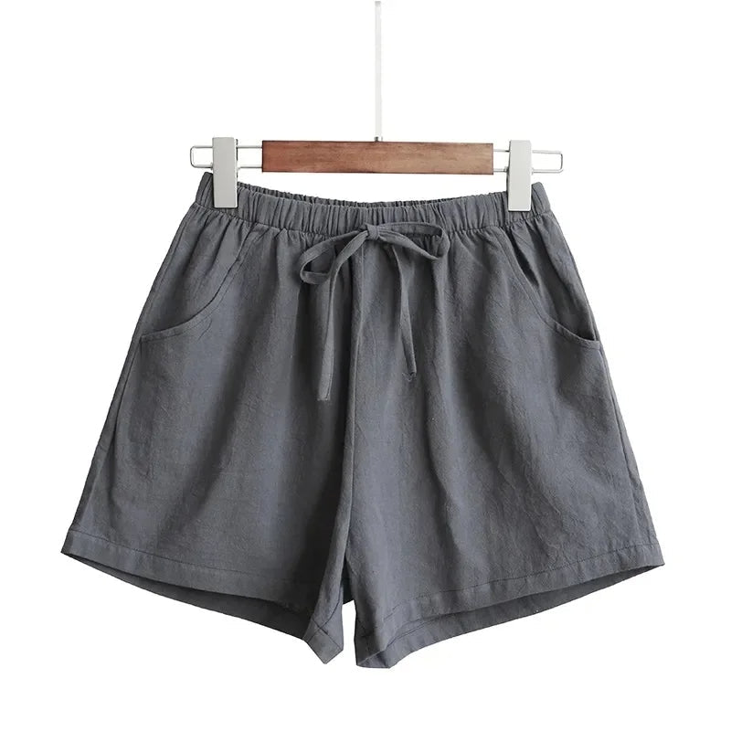 Plus Size Short Broek Comfortabel Casual Mode