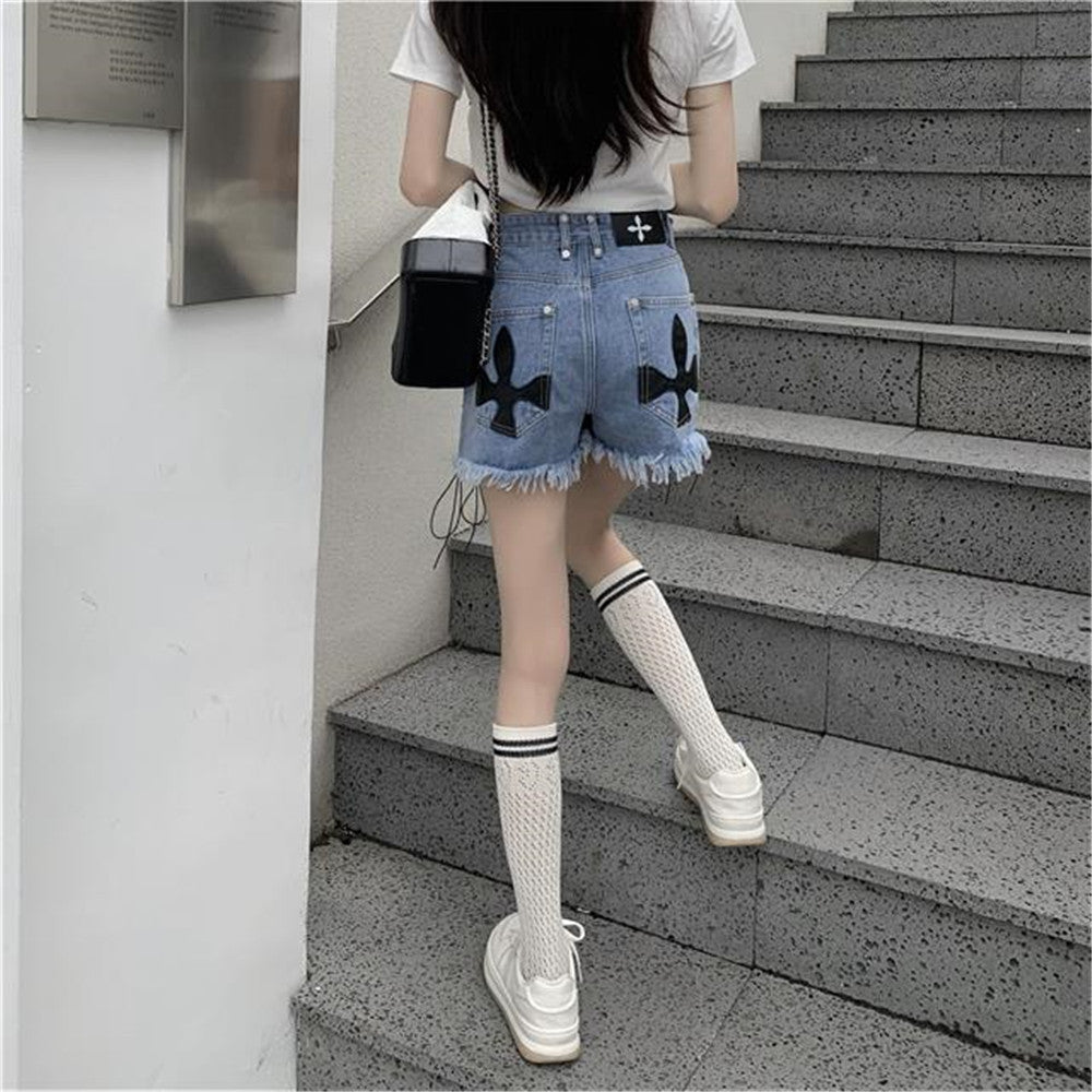Plus Size Denim Short Stoer en Stijlvol voor Vrouwen