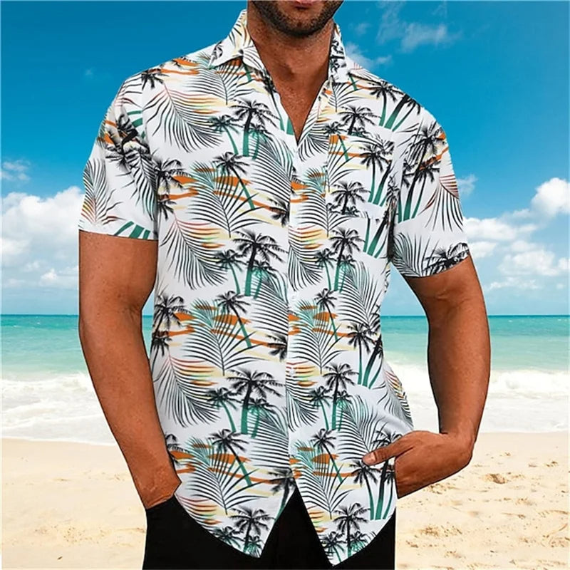 Plus Size Overhemd Zomers Stijlvol voor Mannen