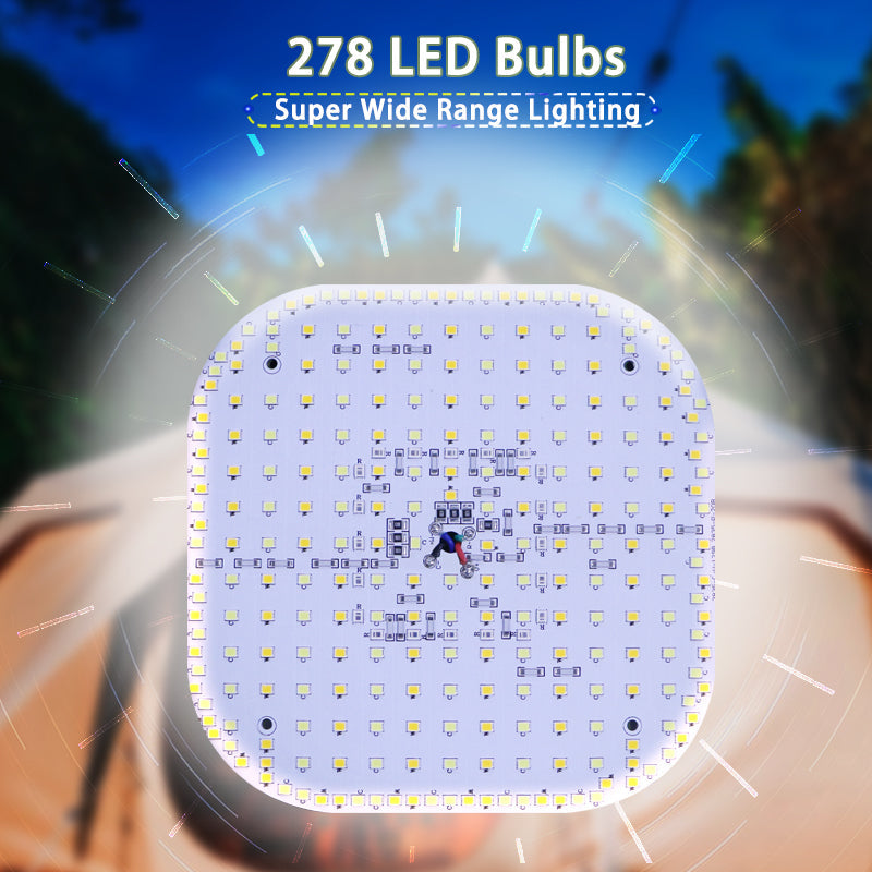 Zonne-Oplaadbare Campinglamp 80W LED met Magneet en Zoom