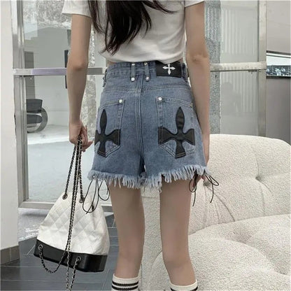 Plus Size Denim Short Stoer en Stijlvol voor Vrouwen