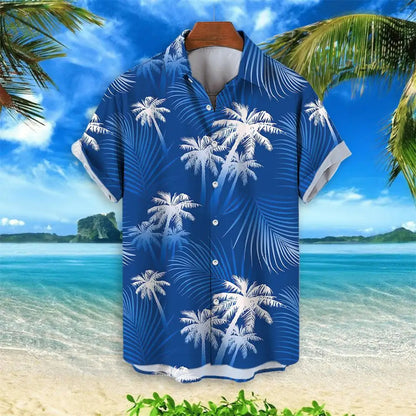 Plus Size Overhemd Casual Zomerstijl voor Mannen