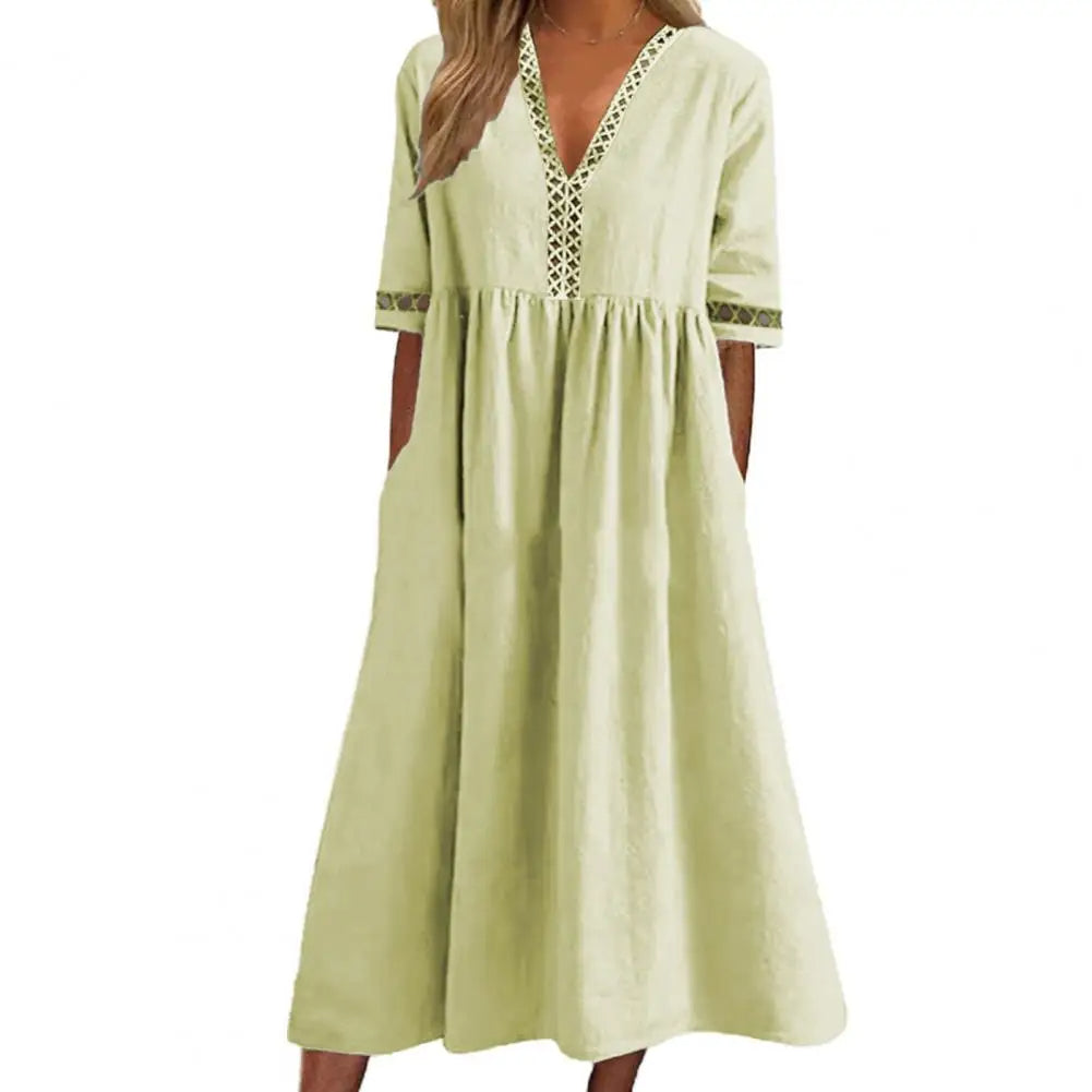 Plus Size Jurk Katy - Stijlvolle Comfortabele Zomerjurk