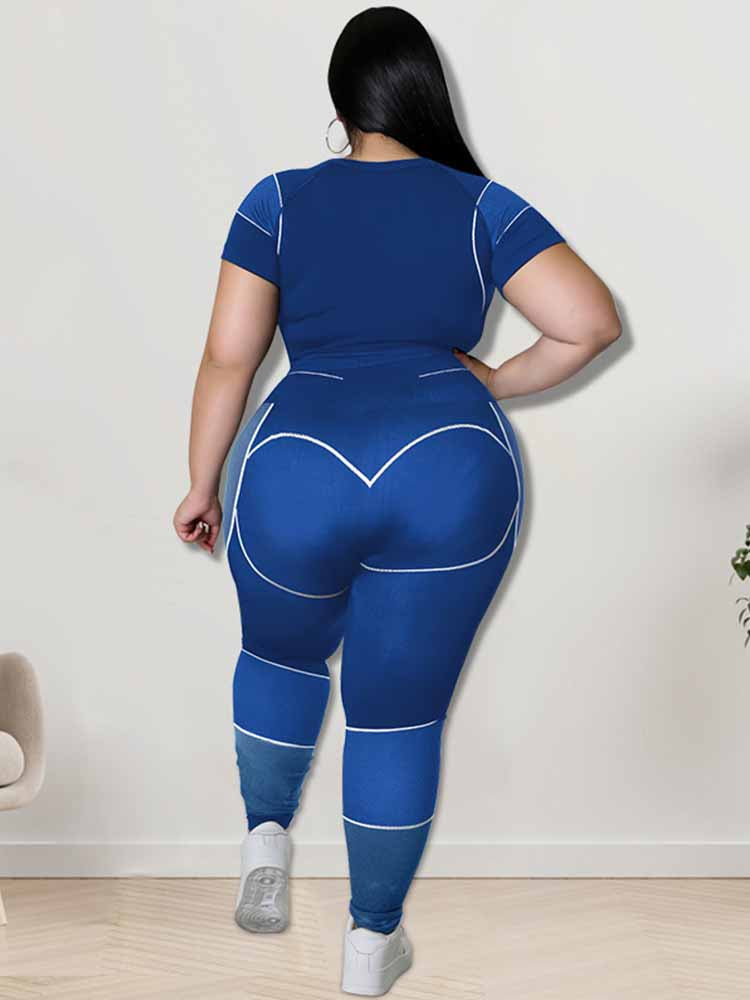 Plus Size Sportset voor Vrouwen Sportief en Comfortabel