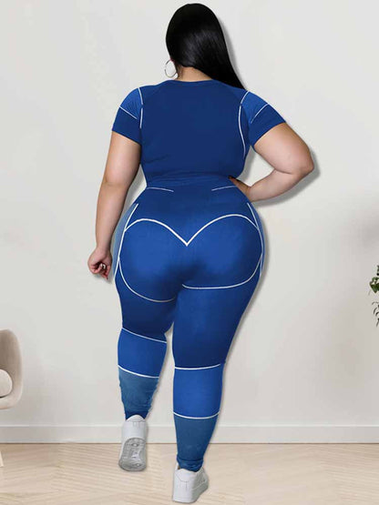 Plus Size Sportset voor Vrouwen Sportief en Comfortabel