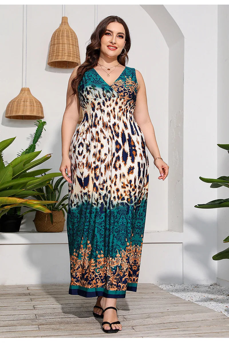 Plus Size Strandjurk Comfortabel Zomerkleding voor Dames