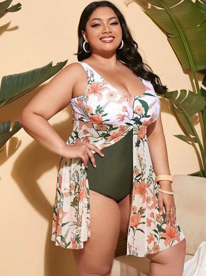 Plus Size Badpak Lina | Stijlvol Comfortabel zwemkleding