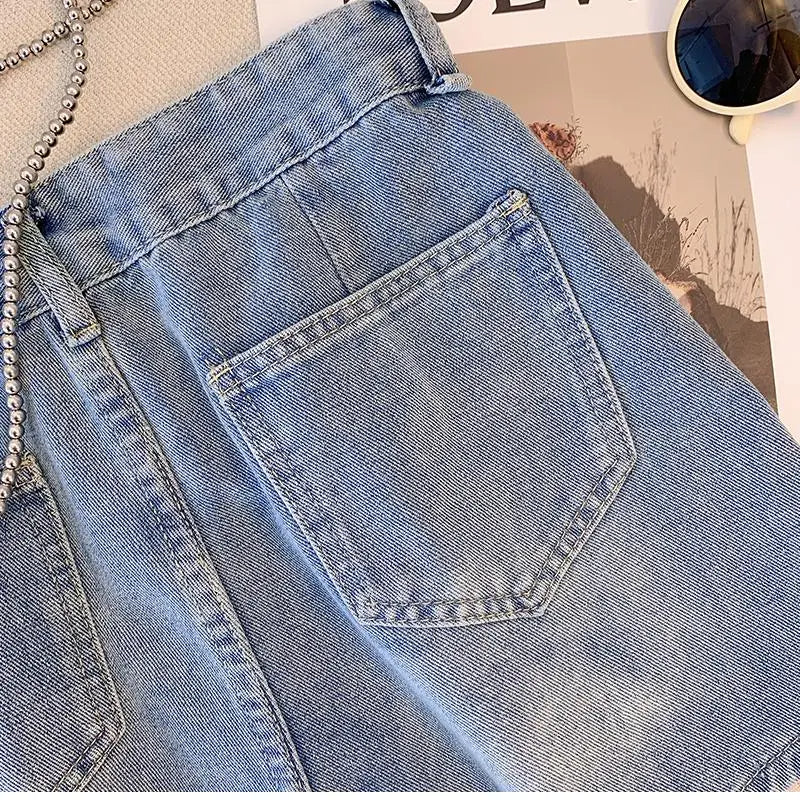 Plus Size Denim Short Casual Stijlvol Zomerbroek