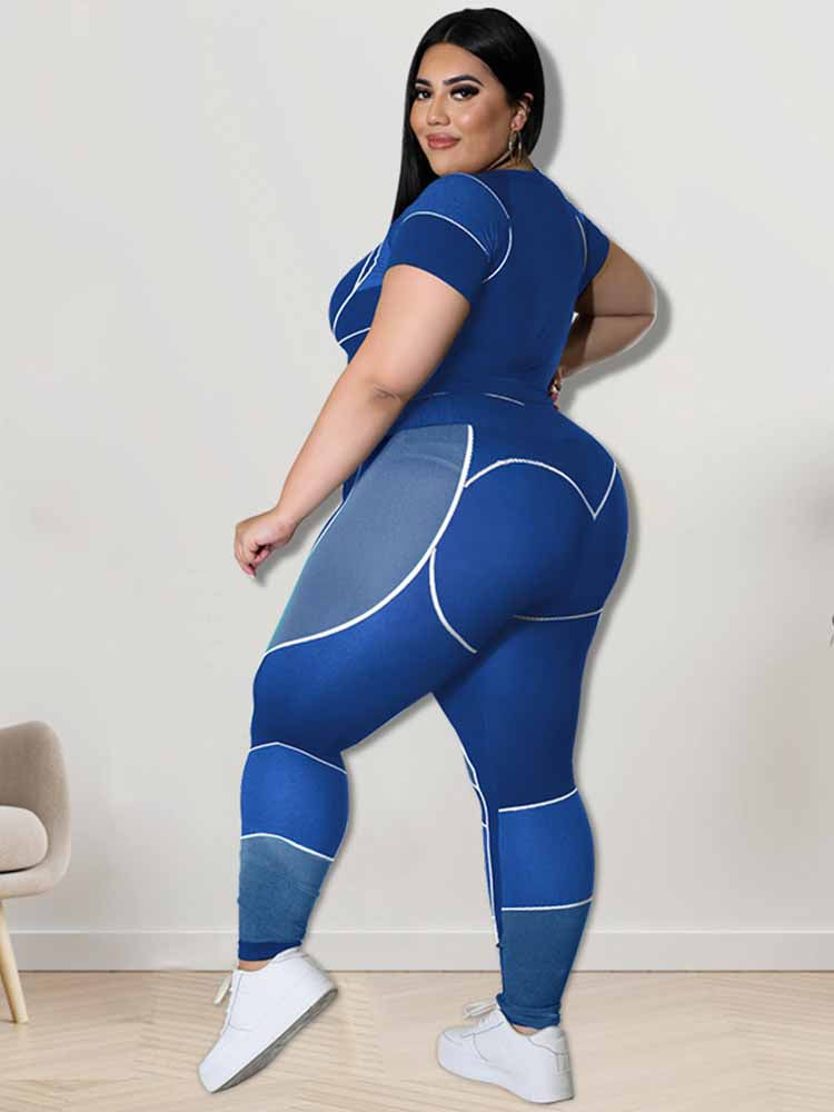 Plus Size Sportset voor Vrouwen Sportief en Comfortabel