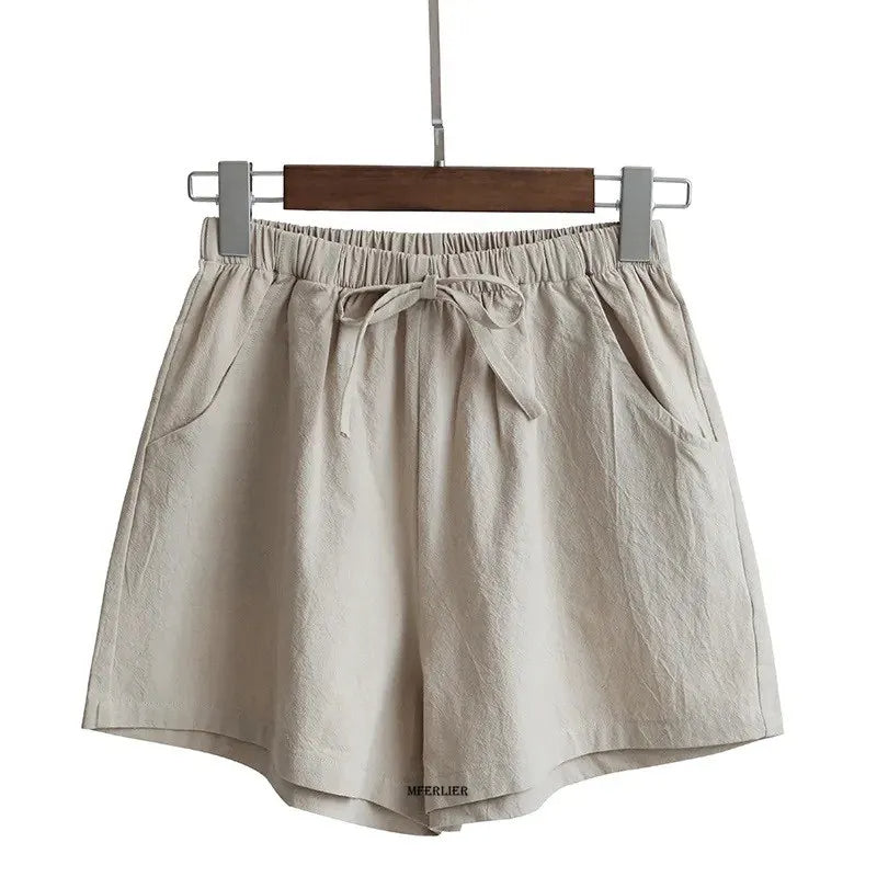 Plus Size Short Broek Comfortabel Casual Mode