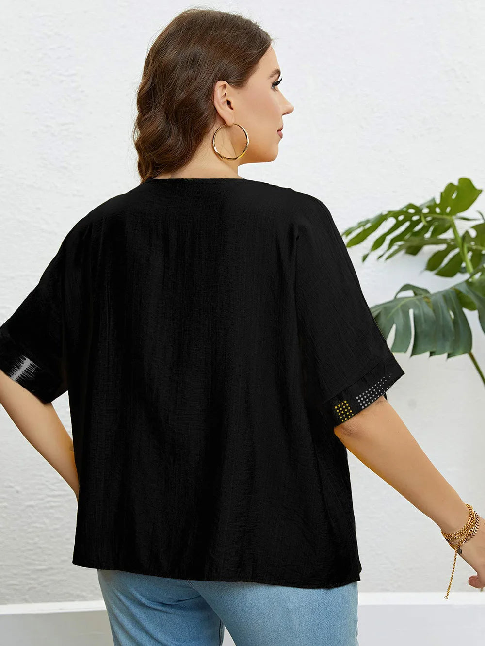Plus Size T-Shirt voor Vrouwen Comfortabel Casuaal