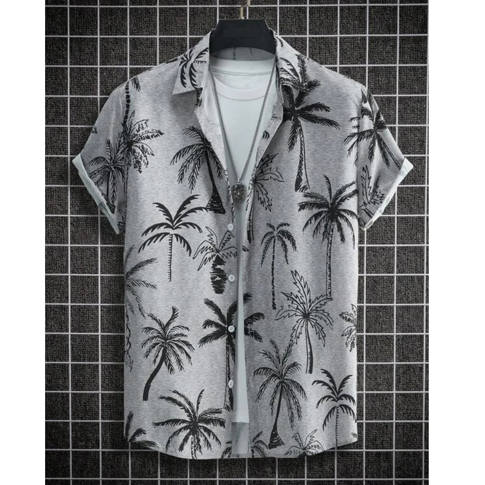 Plus Size Overhemd Casual Zomerstijl voor Mannen