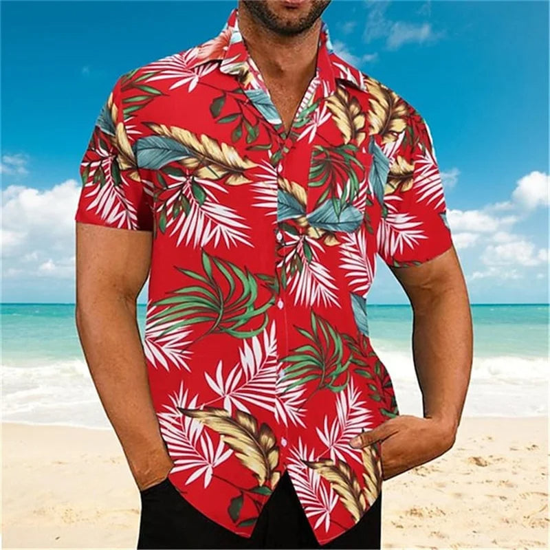 Plus Size Overhemd Zomers Stijlvol voor Mannen