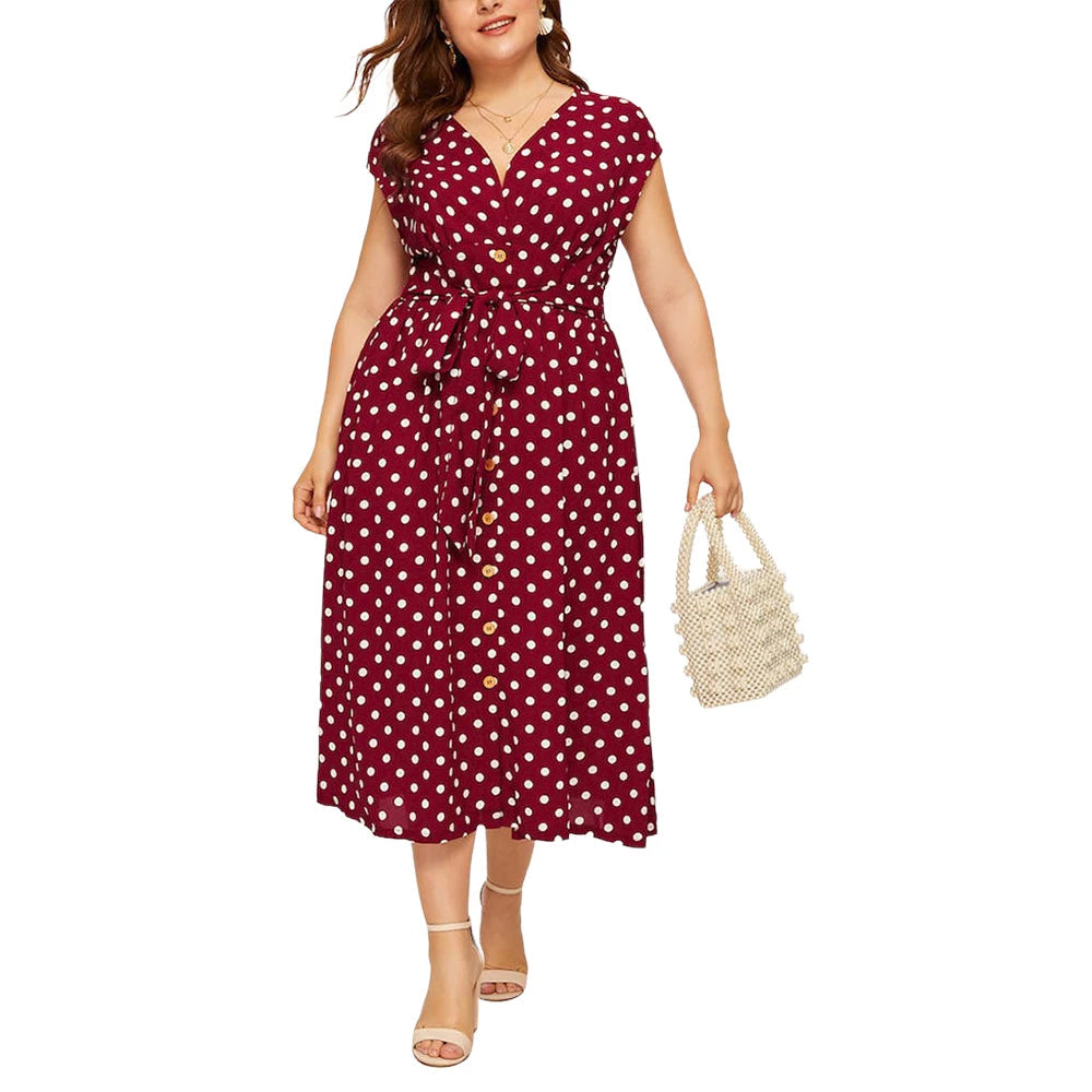 Plus Size Jurk Comfortabel en Sexy voor Vrouwen