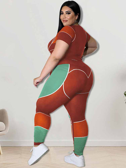 Plus Size Sportset voor Vrouwen Sportief en Comfortabel