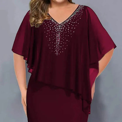 Plus Size Jurk Janice - StijlvolleComfortabele Zomerjurk voor Dames