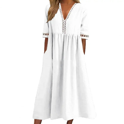 Plus Size Jurk Katy - Stijlvolle Comfortabele Zomerjurk