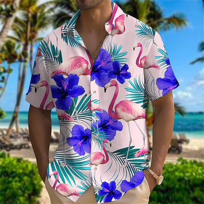 Plus Size Overhemd Casual Zomerstijl voor Mannen