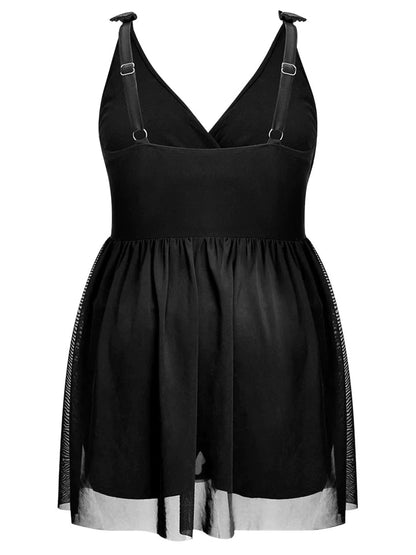Plus Size Tankini Badpak Comfortabel Stijlvol Dame