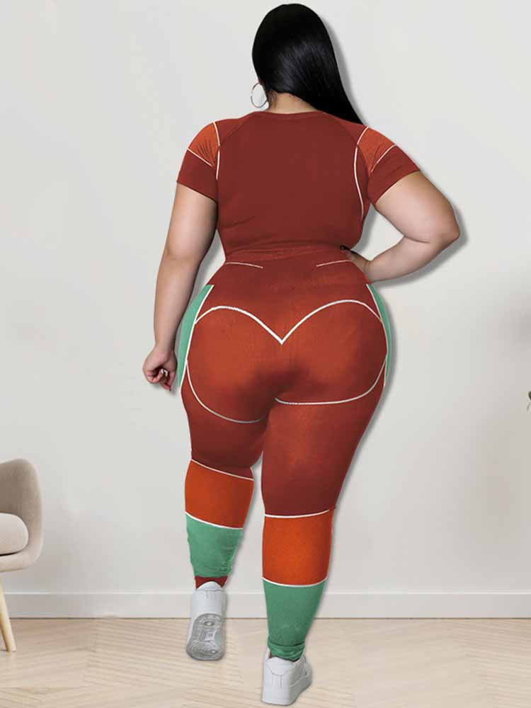 Plus Size Sportset voor Vrouwen Sportief en Comfortabel