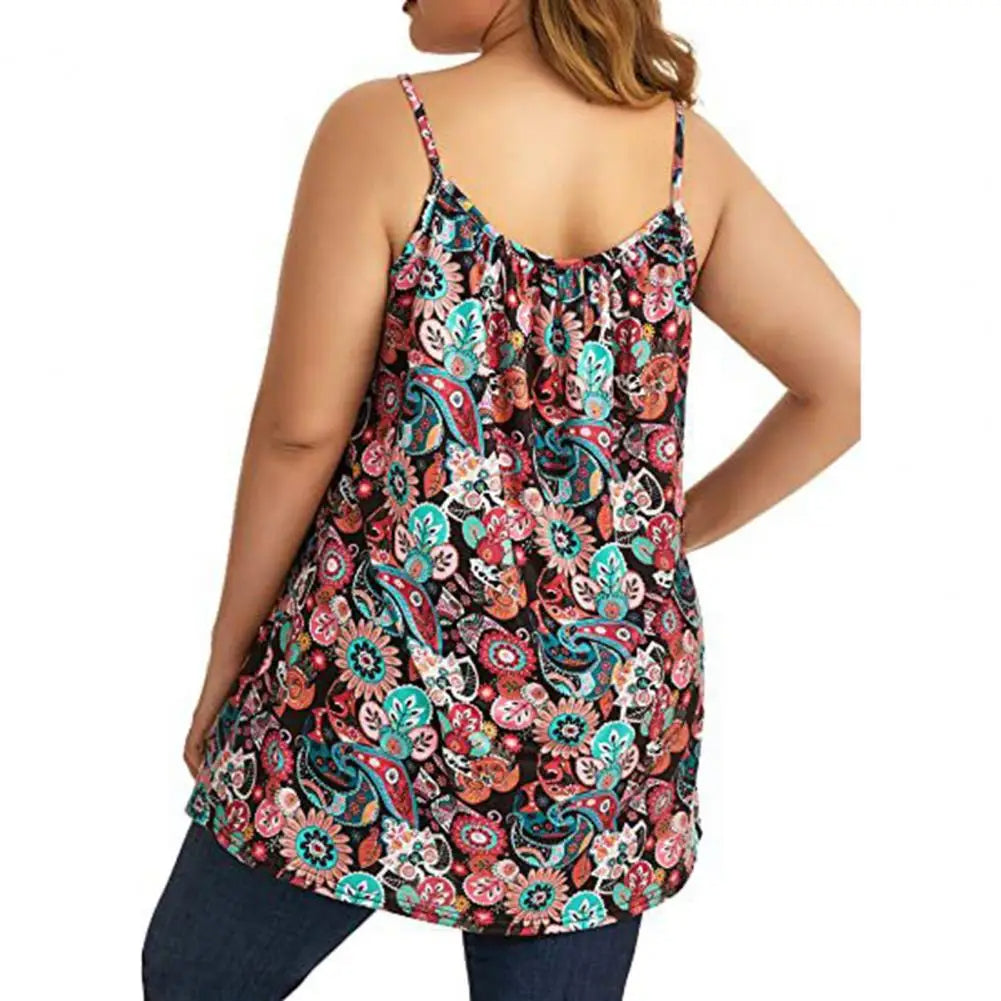 Plus Size Top Zonder Mouwen Comfortabel en Stijlvol