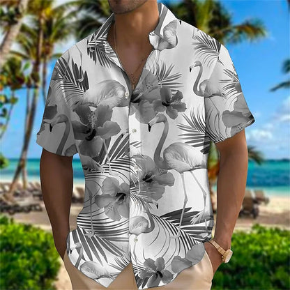 Plus Size Overhemd Casual Zomerstijl voor Mannen