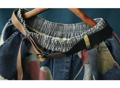 Plus Size Denim Short Stijlvol Zomerbroek voor Dames