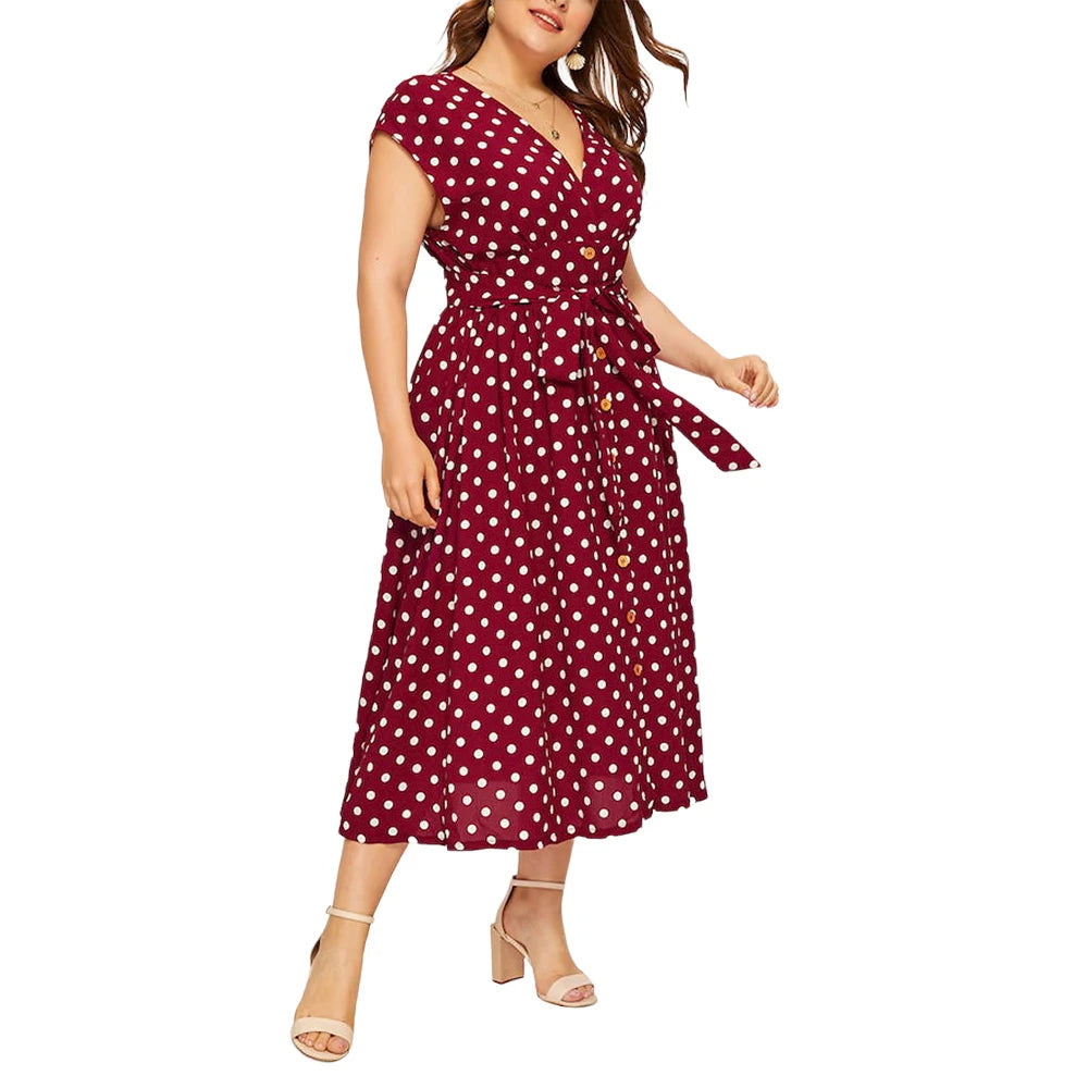 Plus Size Jurk Comfortabel en Sexy voor Vrouwen