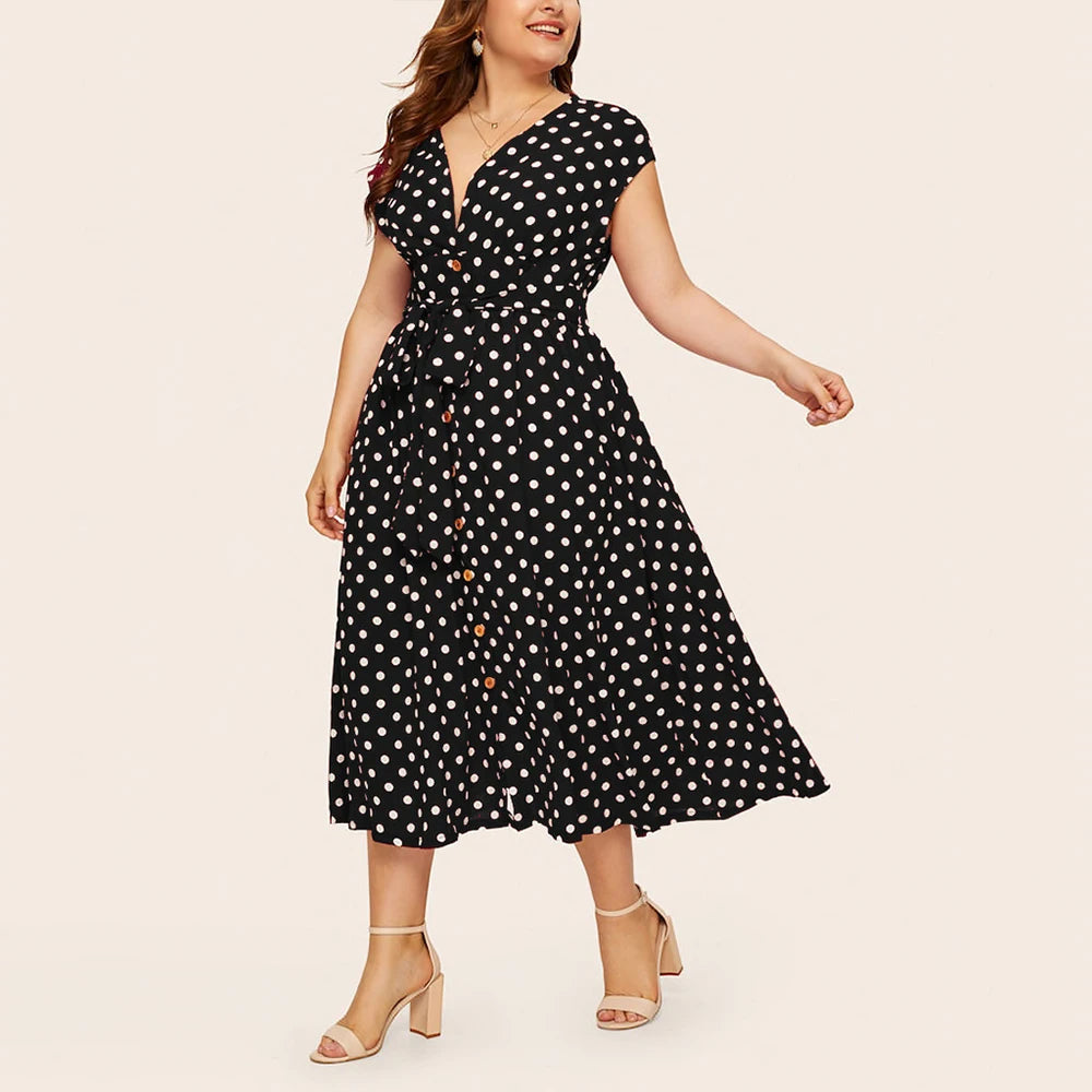 Plus Size Jurk Comfortabel en Sexy voor Vrouwen