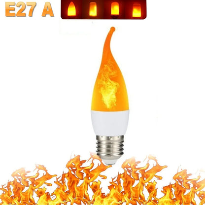 LED Vuur Simulatie Lamp met 4 Instellingen