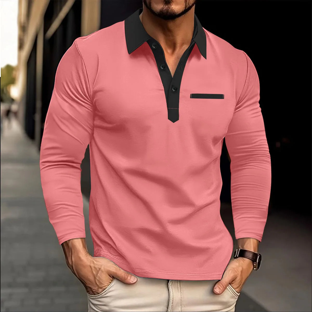 Plus Size Polo Shirt Comfortabel en Stijlvol voor Mannen - Mode Vibes