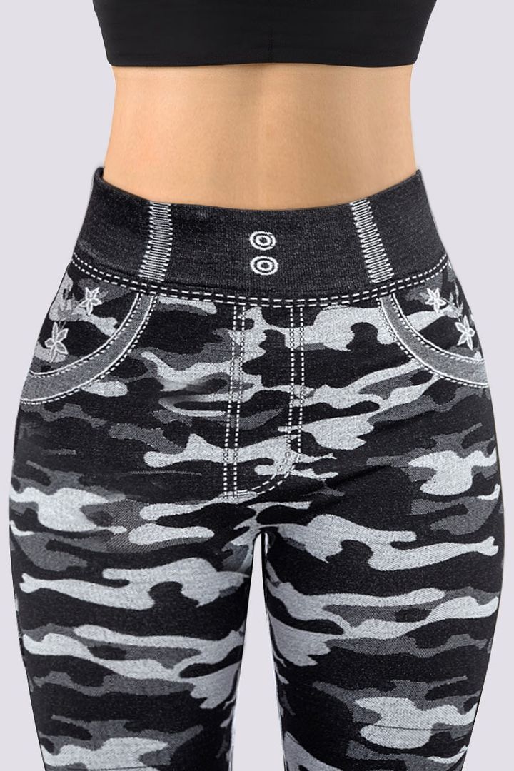 Plus Size Legging Carla Comfortabele Stretch Stof