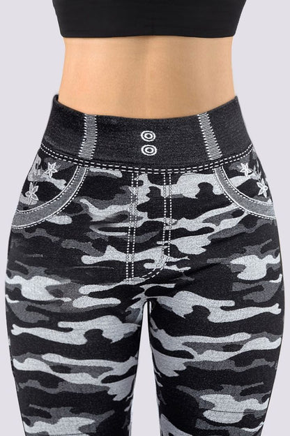 Plus Size Legging Carla Comfortabele Stretch Stof