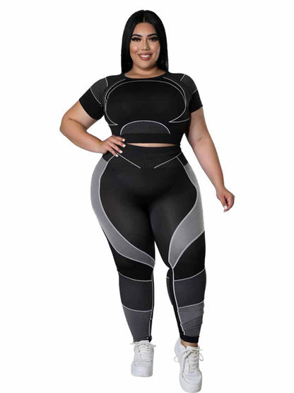 Plus Size Sportset voor Vrouwen Sportief en Comfortabel - Mode Vibes