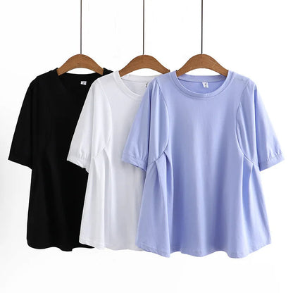 Plus Size T-Shirt Comfortabel en Casually voor Dames - Mode Vibes