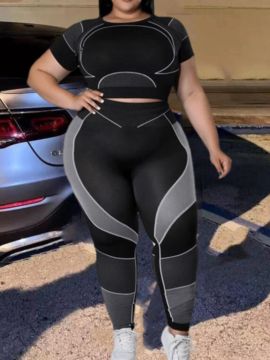 Plus Size Sportset Comfortabel en Trendy voor Vrouwen - Mode Vibes