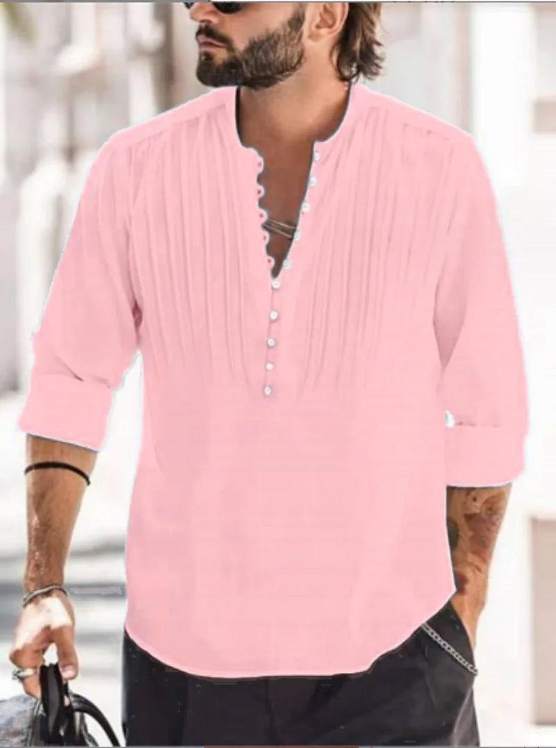 Plus Size Overhemd voor Mannen Comfortabel en Stijlvol - Mode Vibes